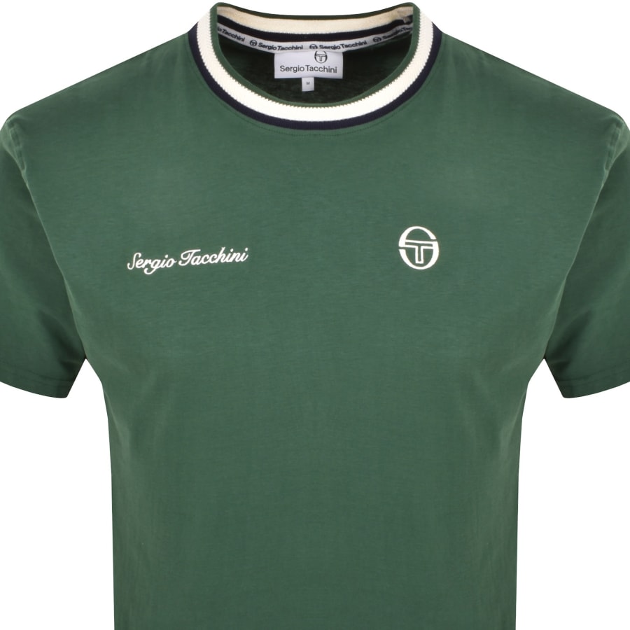 Image number 2 for Sergio Tacchini Gobarto T Shirt Green