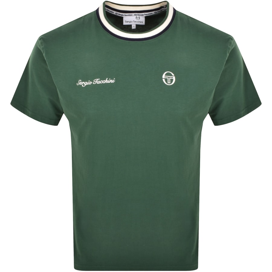 Image number 1 for Sergio Tacchini Gobarto T Shirt Green