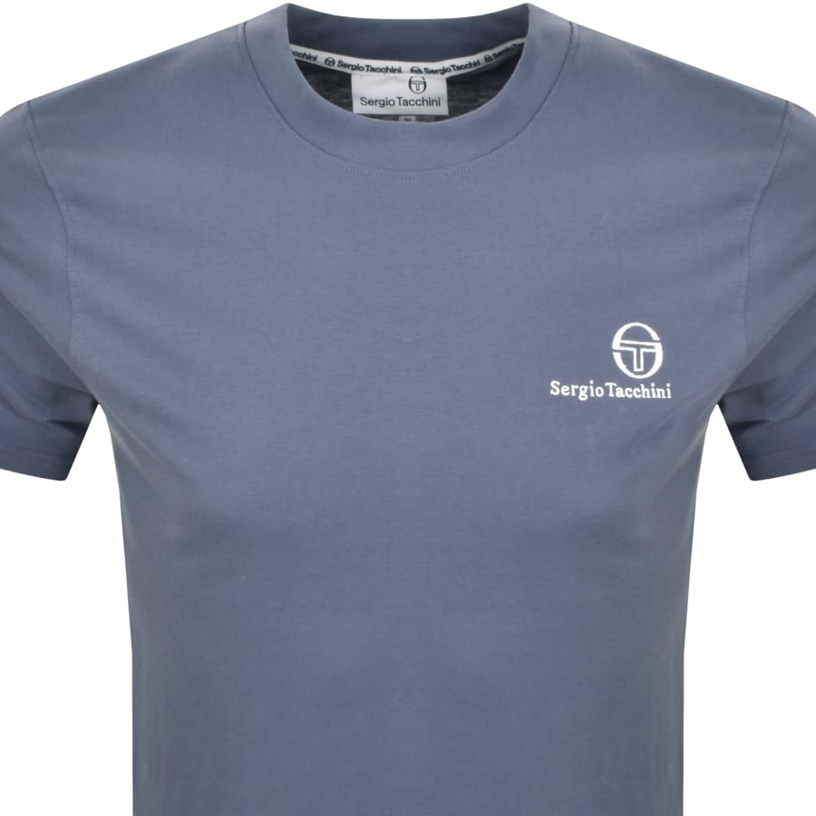 Image number 2 for Sergio Tacchini Felton T Shirt Blue