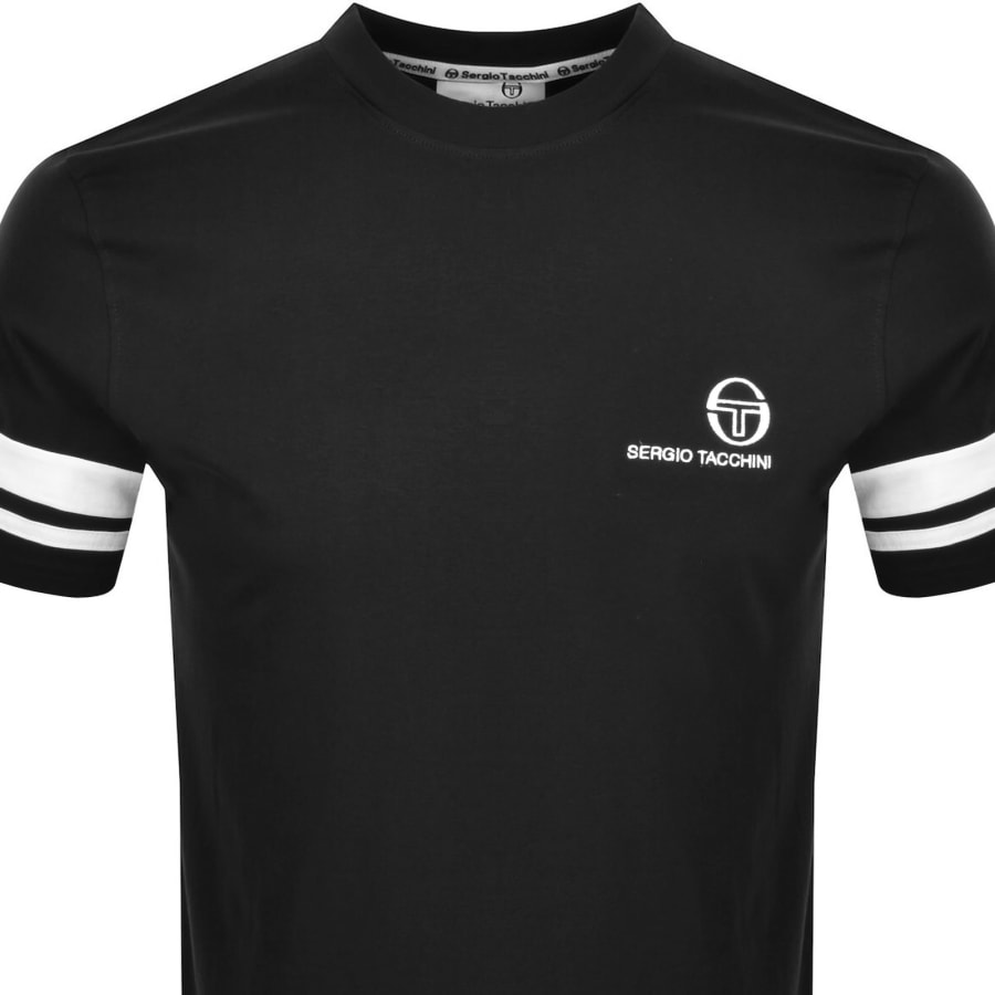 Image number 2 for Sergio Tacchini Frankie T Shirt Black