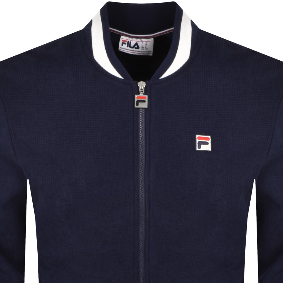 Image number 2 for Fila Gabe Waffle Jacket Fila Navy