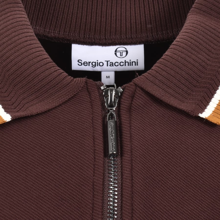Image number 4 for Sergio Tacchini Giorno Track Top Brown