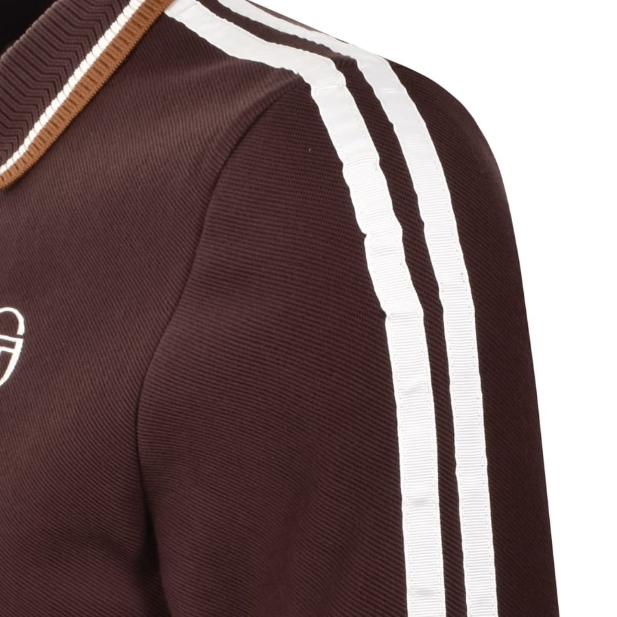Image number 5 for Sergio Tacchini Giorno Track Top Brown