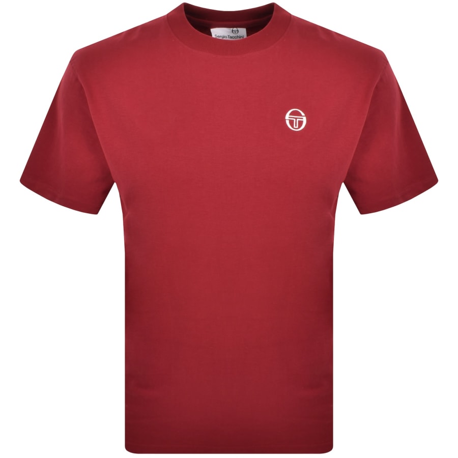 Image number 2 for Sergio Tacchini Trento T Shirt Rhubarb