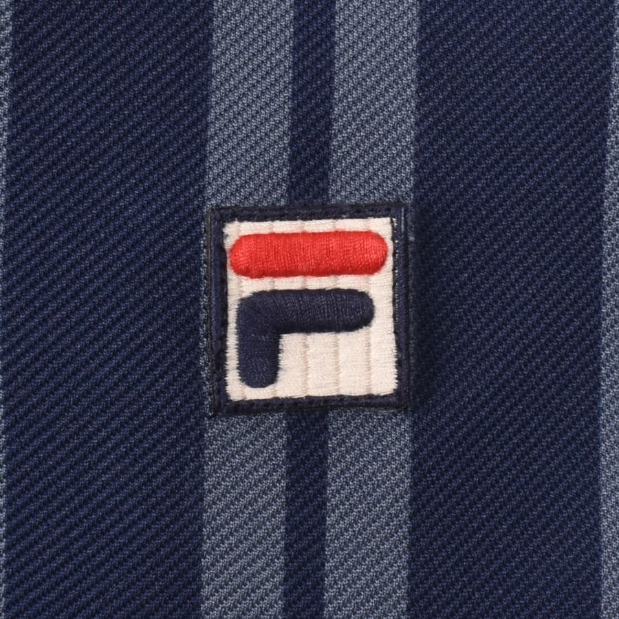 Image number 3 for Fila Dante Stripe Track Top Indigo Blue