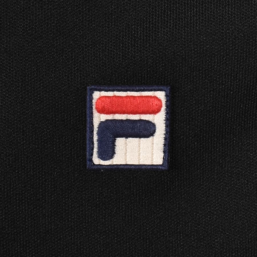 Image number 3 for Fila Keith Contrast Stitch Track Top Black