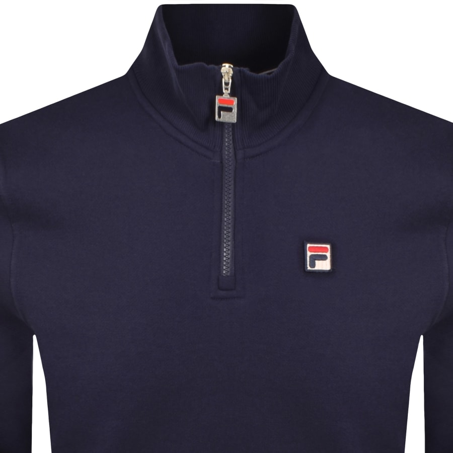 Image number 2 for Fila Quarter Zip Ramy 2 Sweatshirt Fila Navy