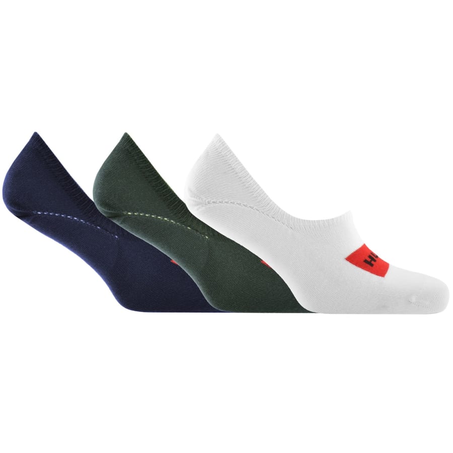 Image number 1 for HUGO 3 Pack Low Cut Socks Multi