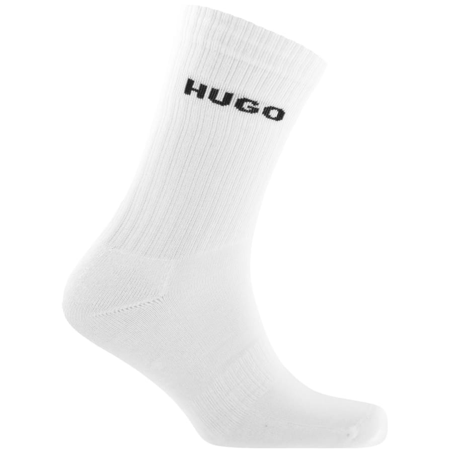 Image number 3 for HUGO 3 Pack Rib Camo Logo Socks Multi