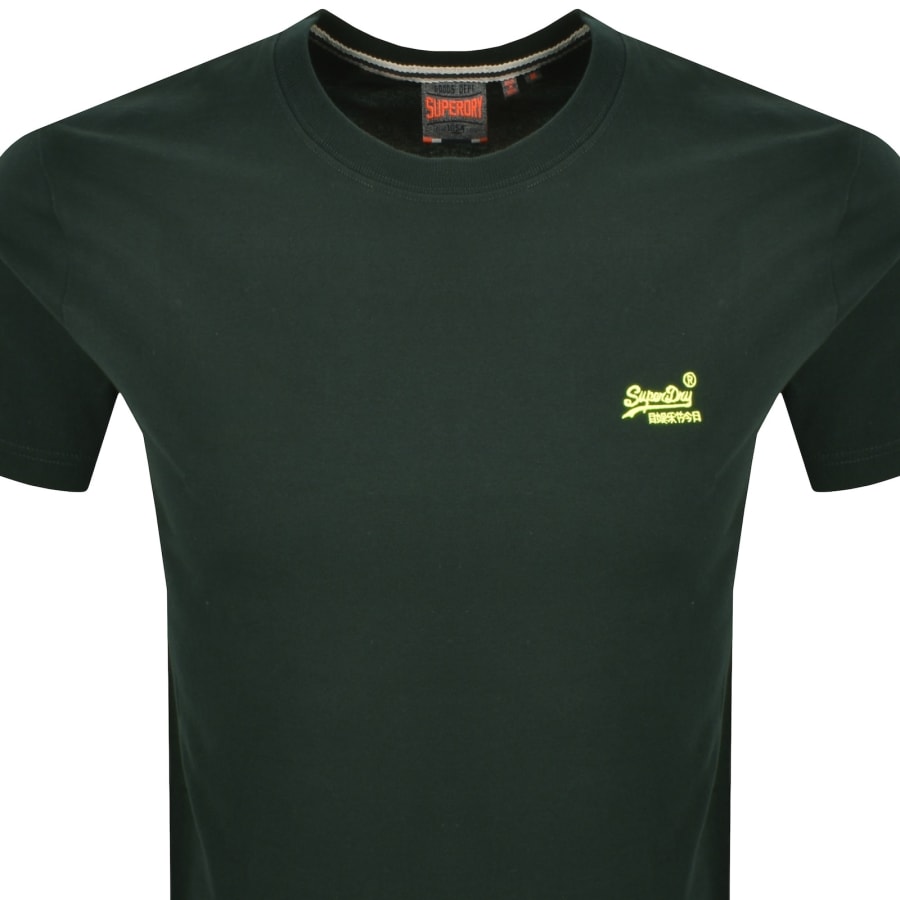 Image number 2 for Superdry Vintage Logo T Shirt Green