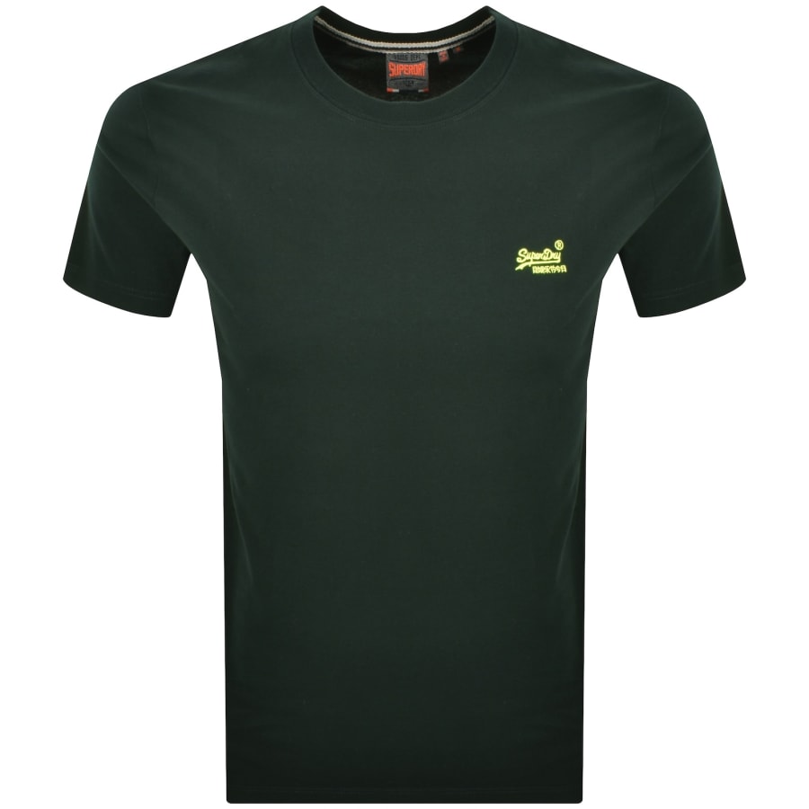 Image number 1 for Superdry Vintage Logo T Shirt Green