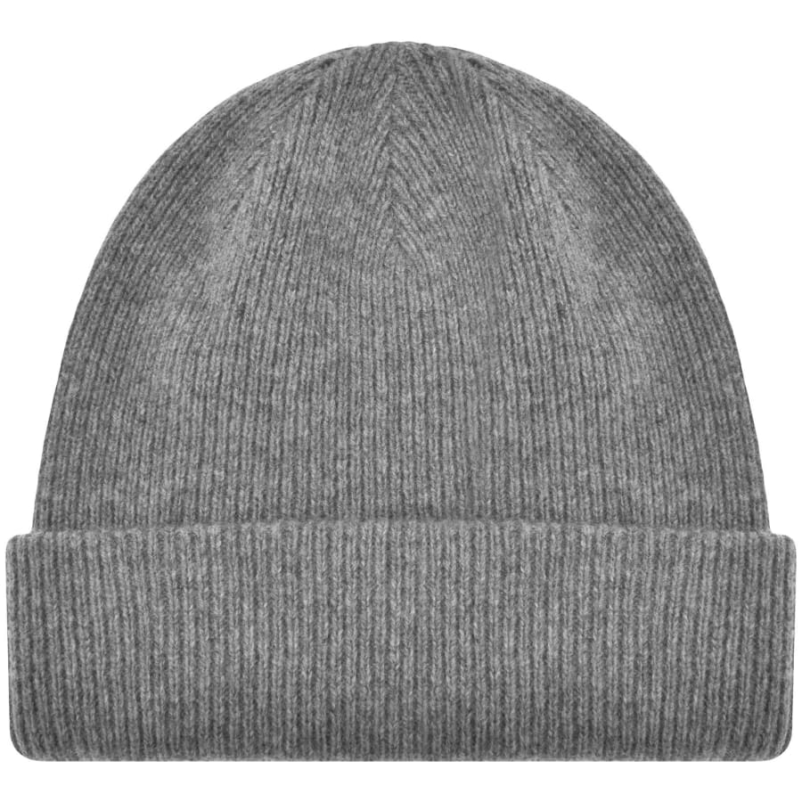 Image number 2 for Norse Projects Merino Lambswool Beanie Grey