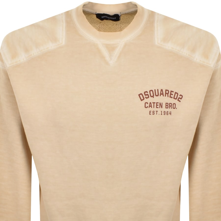 Image number 2 for DSQUARED2 Cypro Sweatshirt Beige