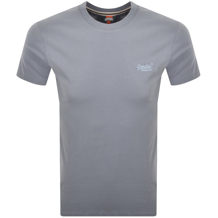 Image number 1 for Superdry Vintage Logo T Shirt Blue