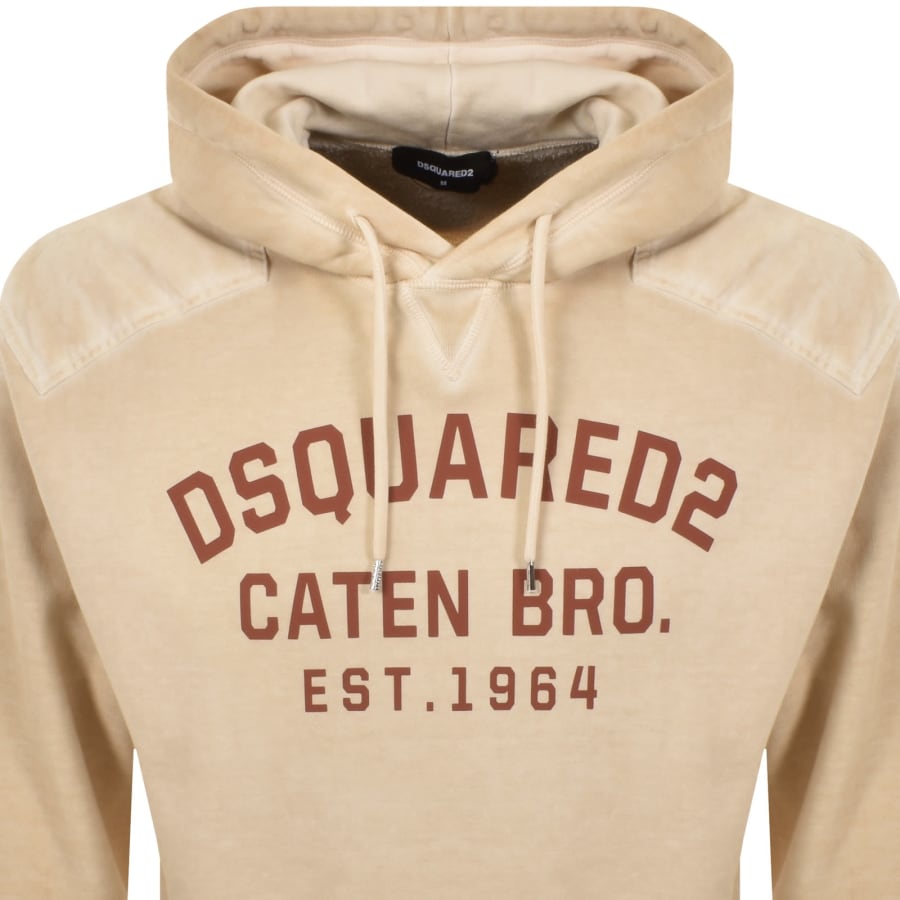 Image number 2 for DSQUARED2 Cypro Hoodie Beige