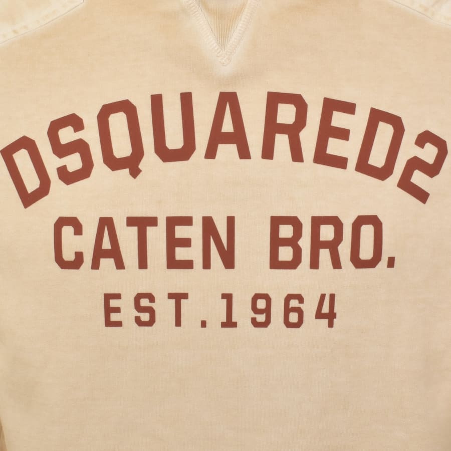 Image number 3 for DSQUARED2 Cypro Hoodie Beige