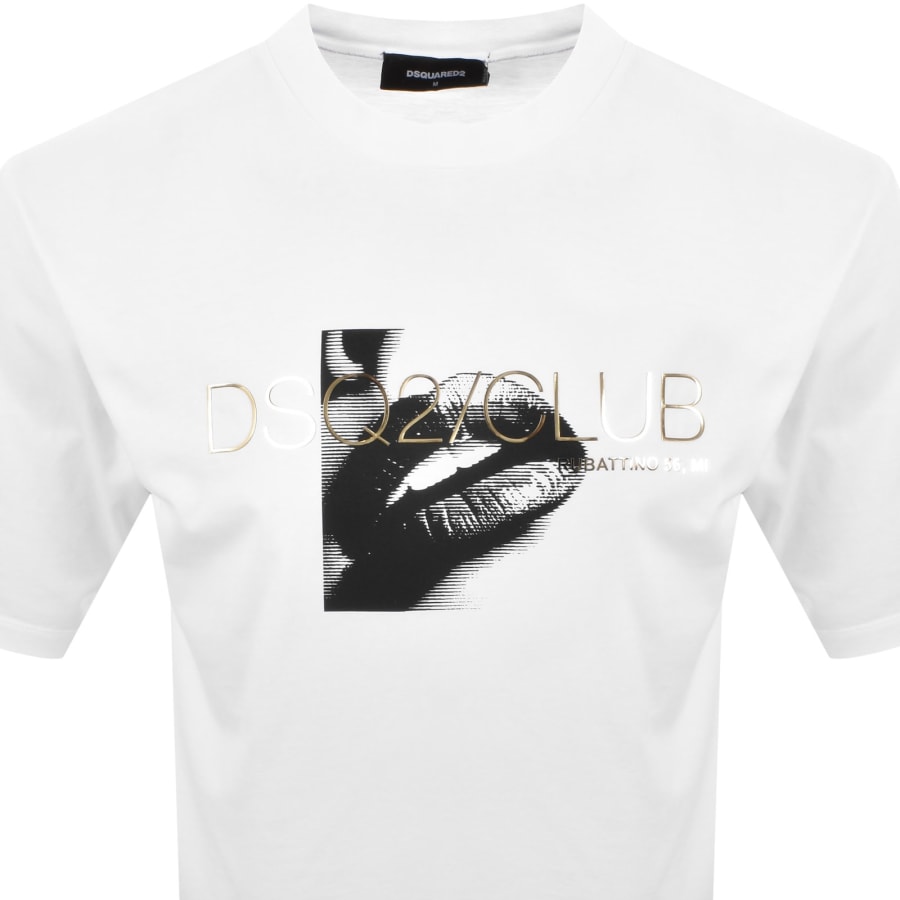 Image number 2 for DSQUARED2 Loose Fit T Shirt White
