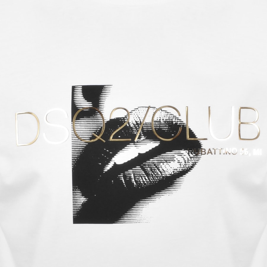 Image number 3 for DSQUARED2 Loose Fit T Shirt White