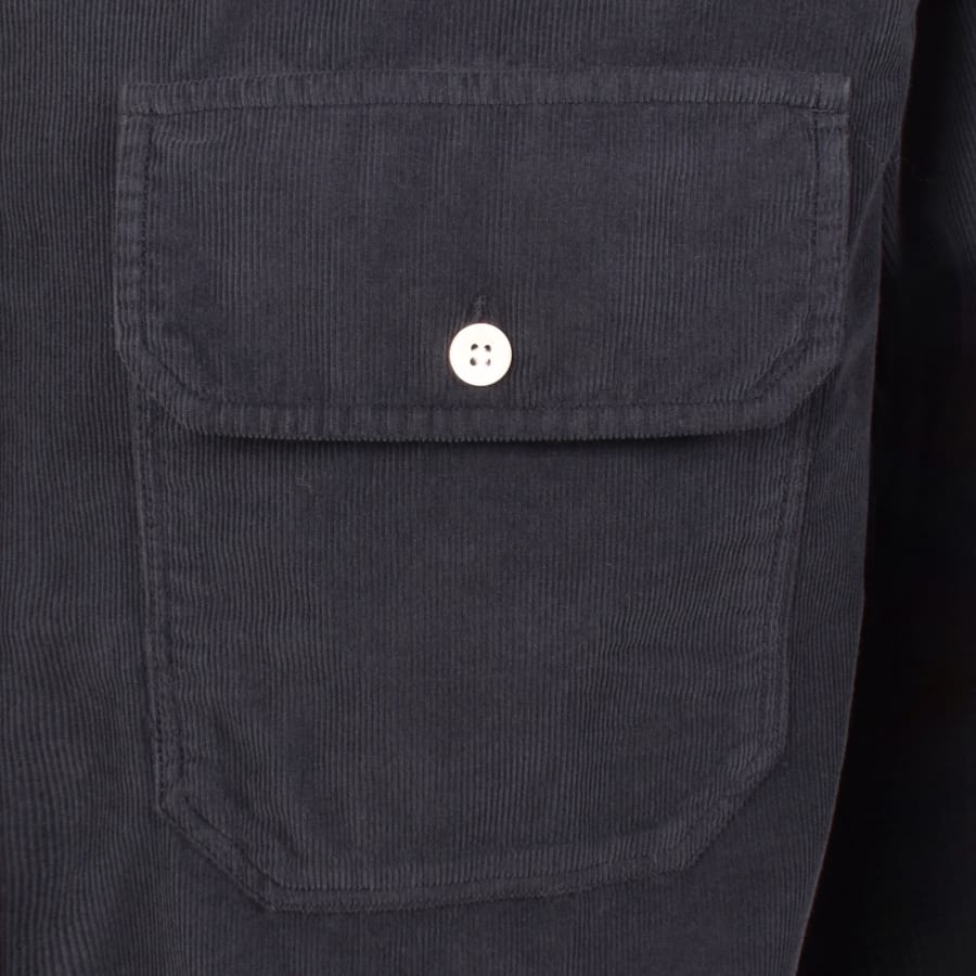 Image number 4 for Norse Projects Algot Micro Cord Shirt Grey