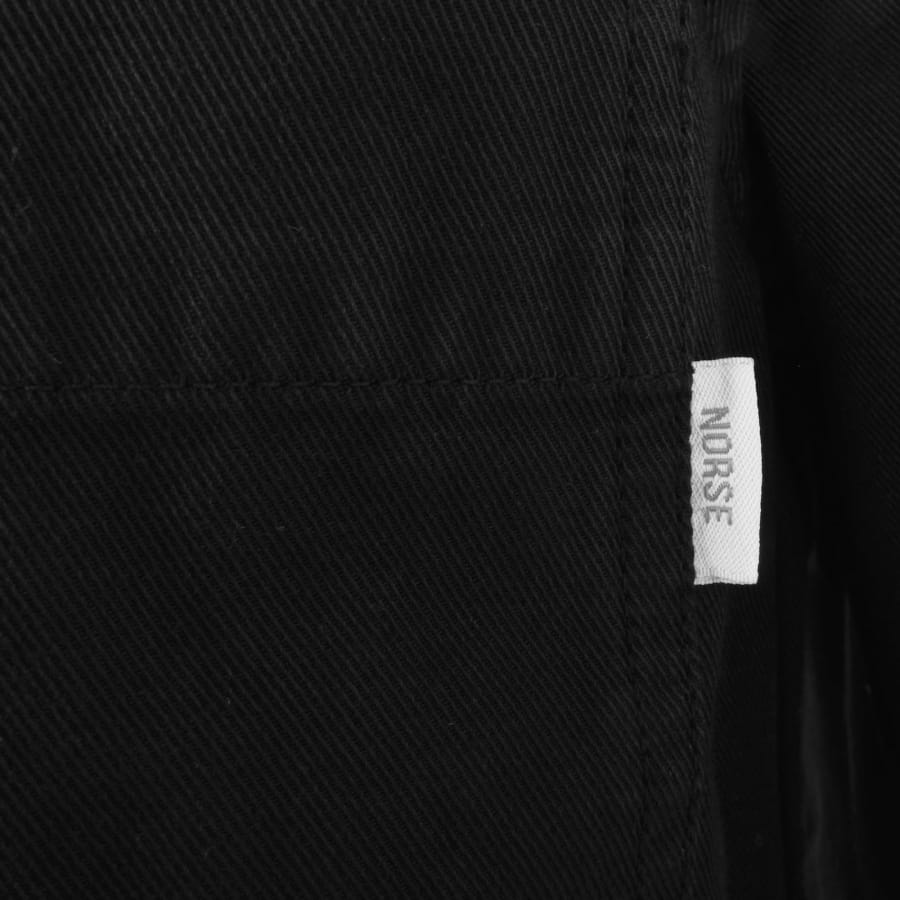 Image number 3 for Norse Projects Standard Twill Overshirt Black