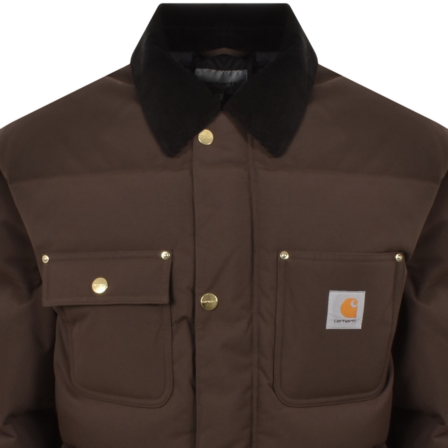 Image number 2 for Carhartt WIP Rayler Jacket Brown
