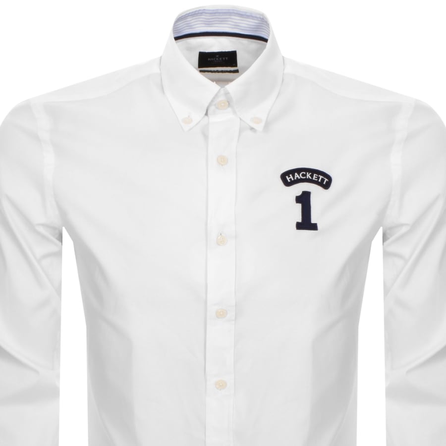 Image number 2 for Hackett London Heritage Shirt White
