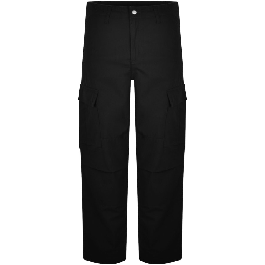 Image number 2 for Carhartt WIP Cargo Trousers Black