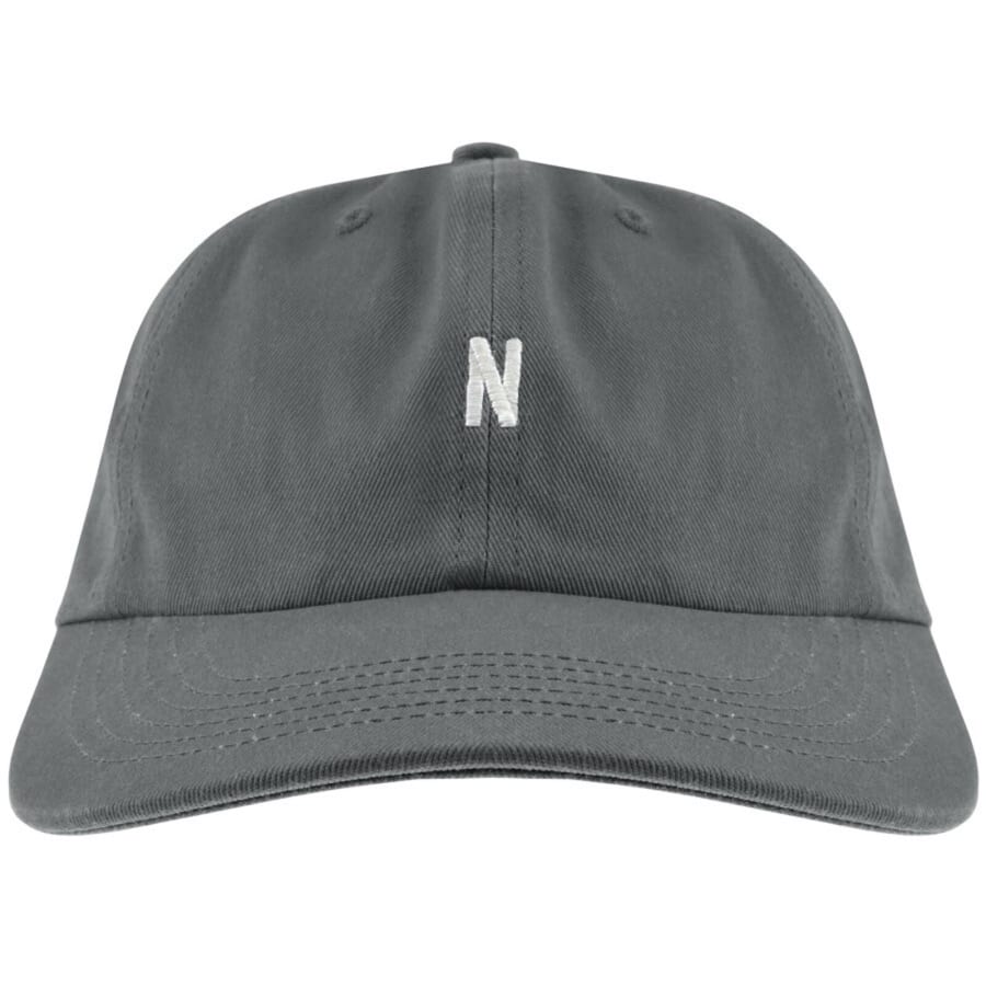 Image number 1 for Norse Projects Twill Sports Cap Magnet Grey