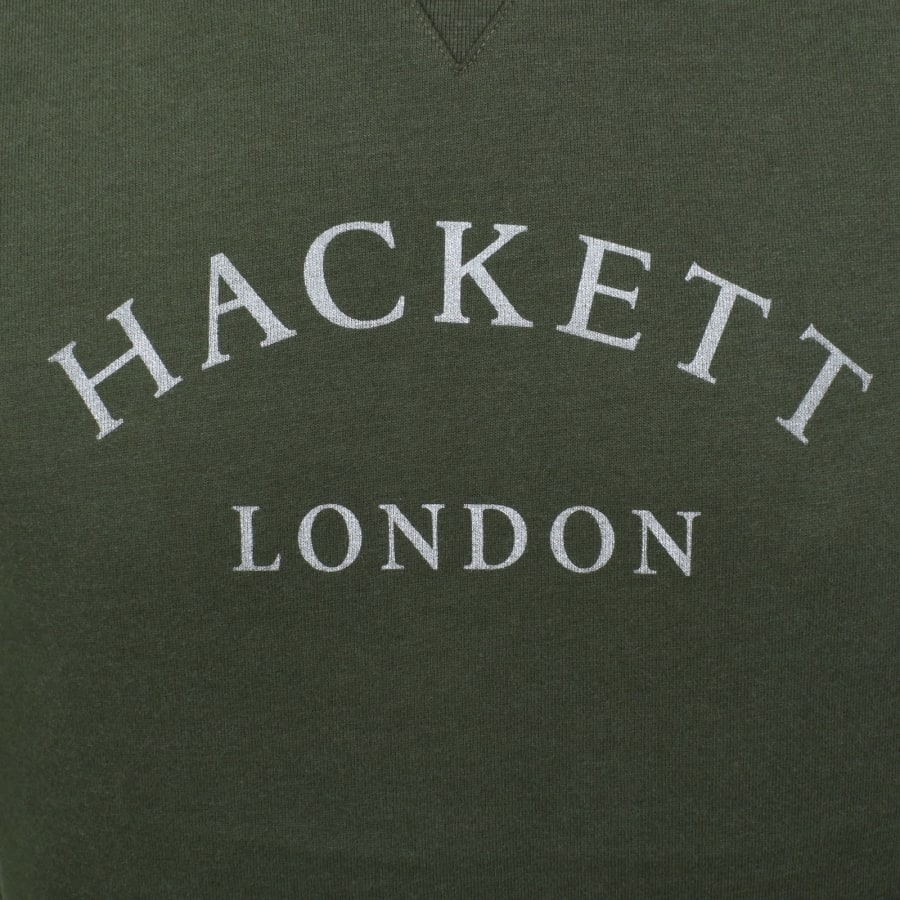 Image number 3 for Hackett London Heritage Hoodie Green