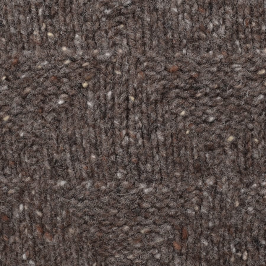 Image number 3 for Norse Projects Jonas Donegal Diamond Jumper Brown