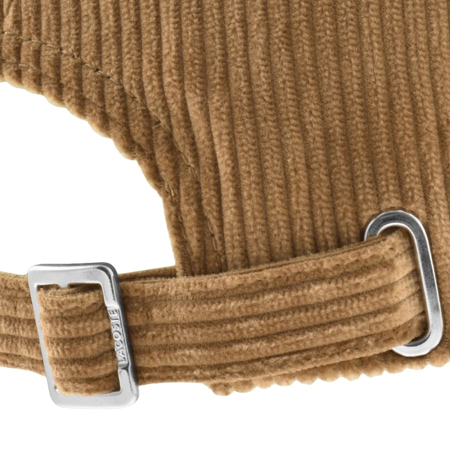 Image number 3 for Lacoste Velour Baseball Cap Brown