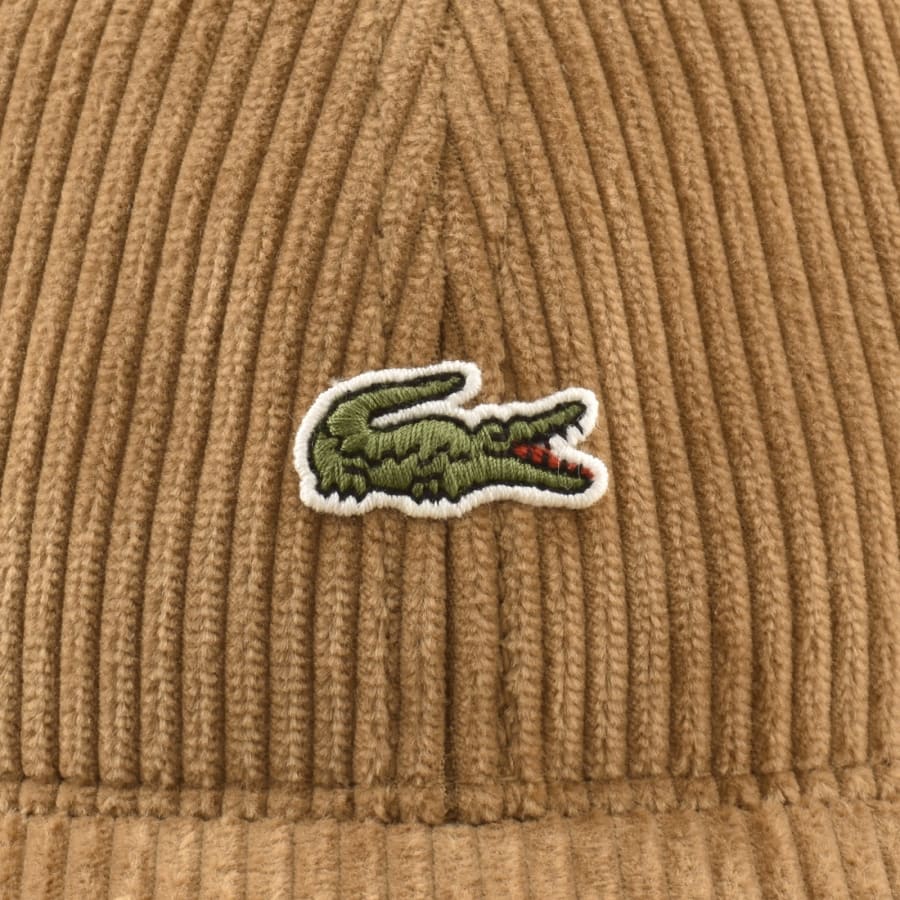 Image number 4 for Lacoste Velour Baseball Cap Brown