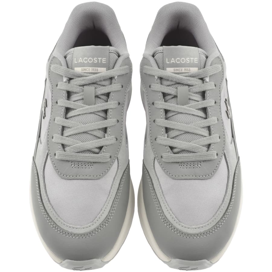Image number 3 for Lacoste Run Set Trainers Grey
