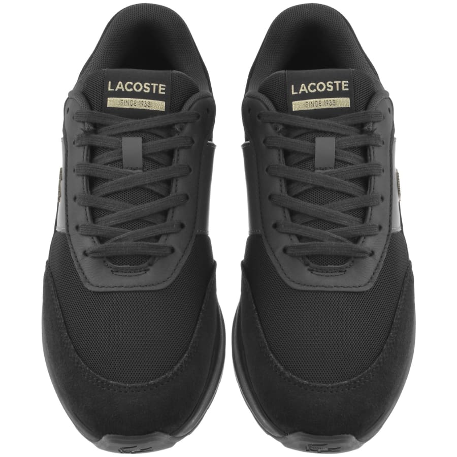 Image number 3 for Lacoste Run Set Trainers Black