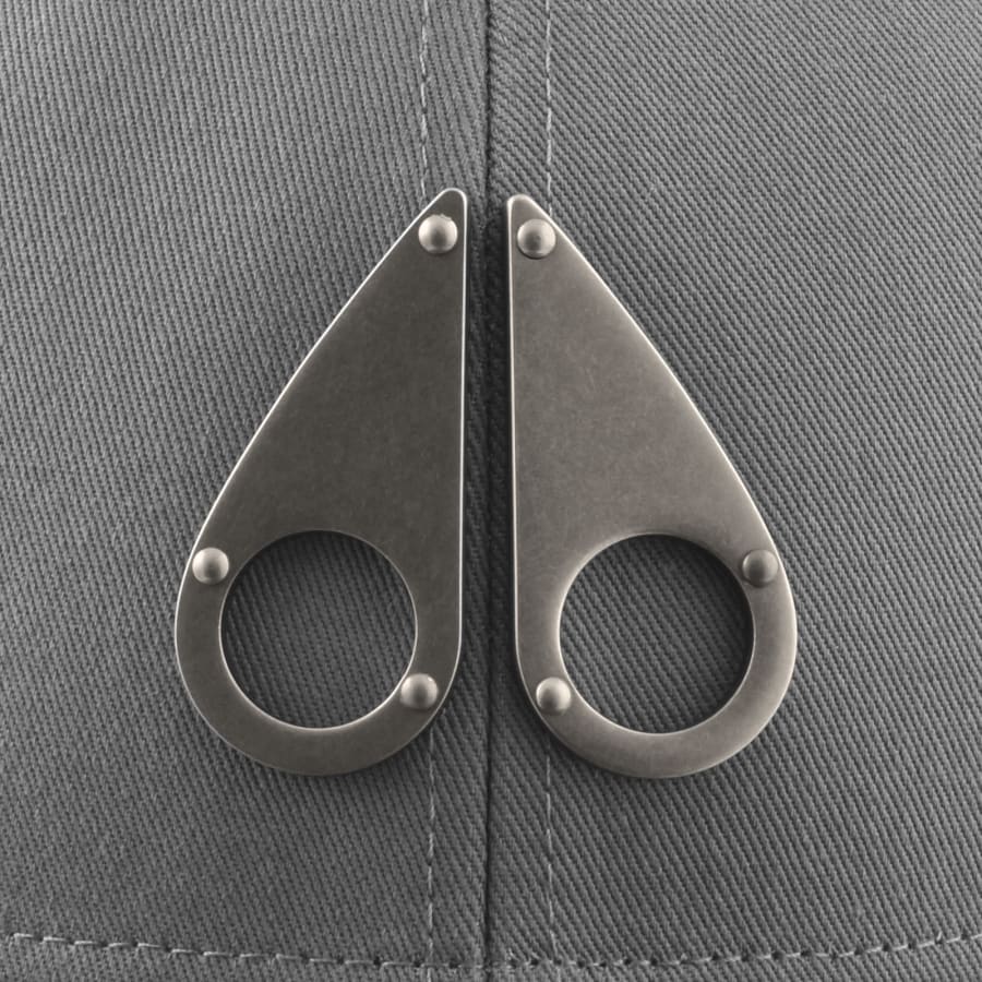 Image number 4 for Moose Knuckles Logo Icon Cap Grey