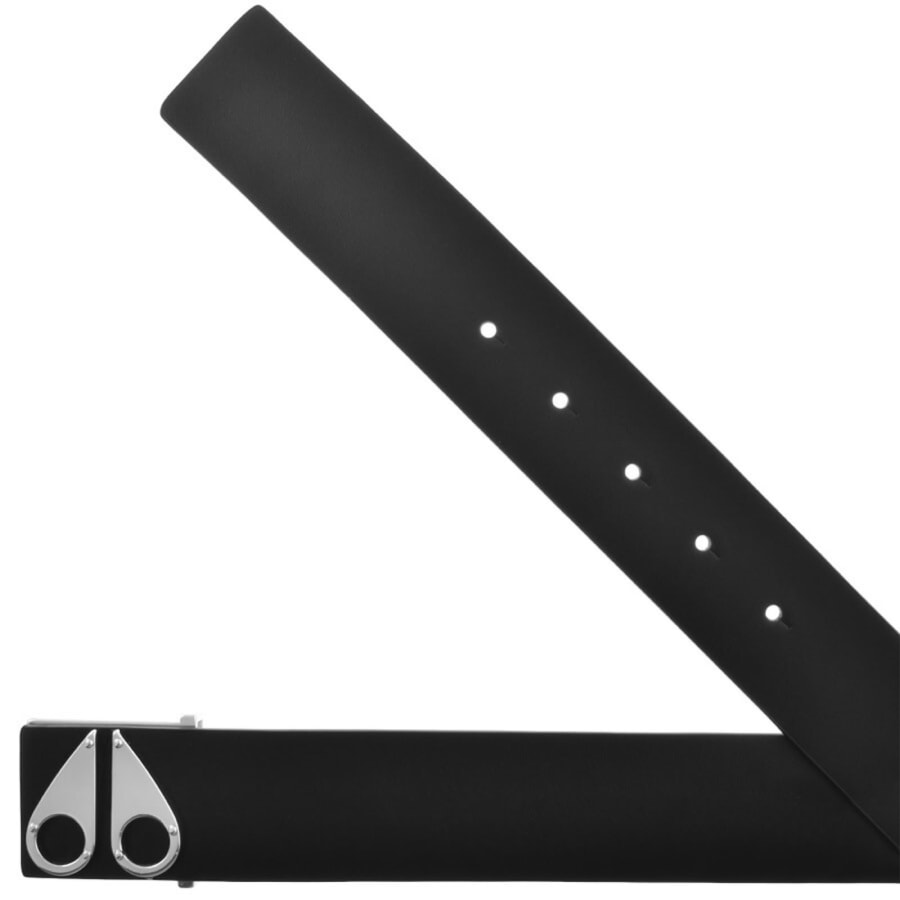 Image number 2 for Moose Knuckles Logo Icon Belt Silver