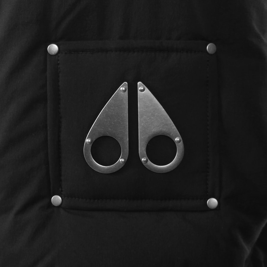 Image number 3 for Moose Knuckles Everest Long Puffer Jacket Black
