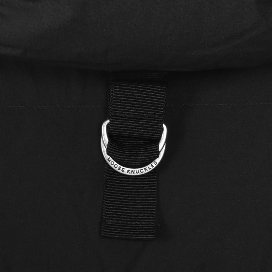 Image number 4 for Moose Knuckles Everest Long Puffer Jacket Black