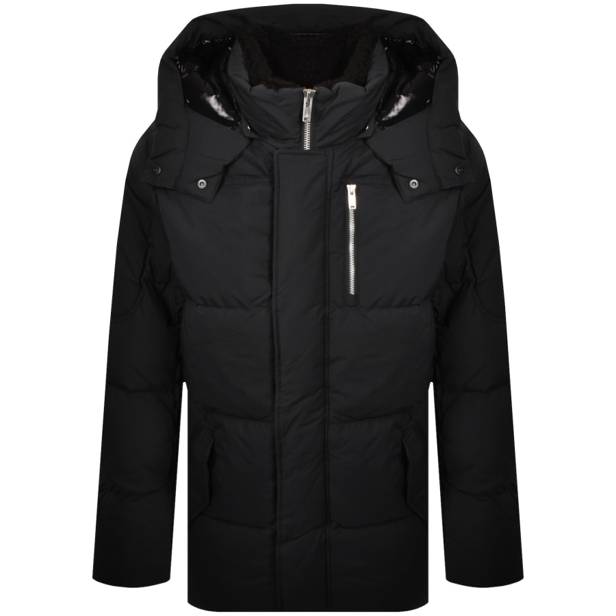 Image number 2 for Moose Knuckles Everest 3Q Puffer Jacket Black