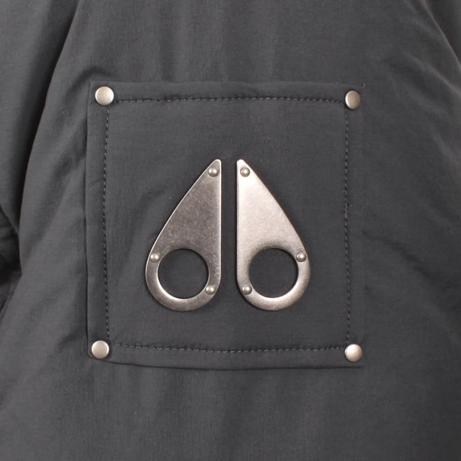 Image number 3 for Moose Knuckles Everest 3Q Puffer Jacket Grey