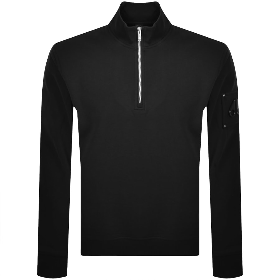 Image number 2 for Moose Knuckles Hartsfield QZ Sweatshirt Black