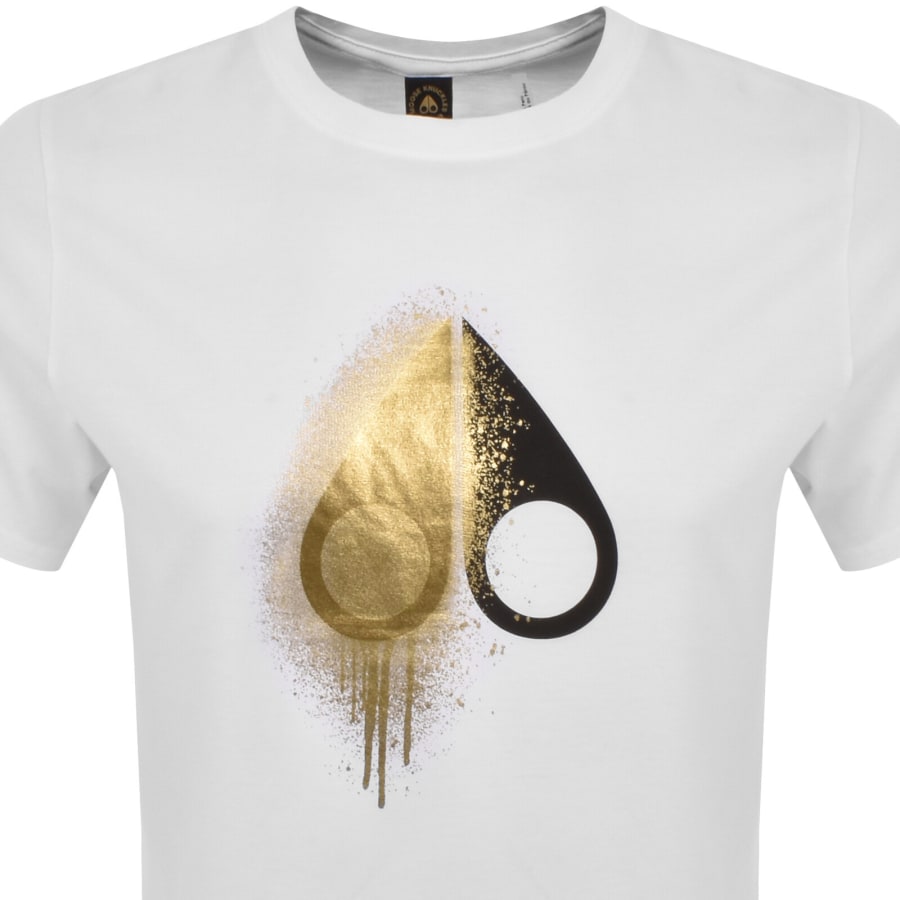 Image number 2 for Moose Knuckles Augstine T Shirt White