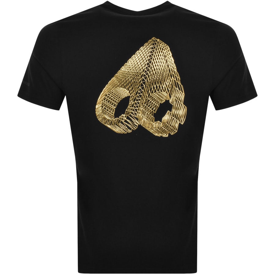 Image number 5 for Moose Knuckles Keshi Gold T Shirt Black