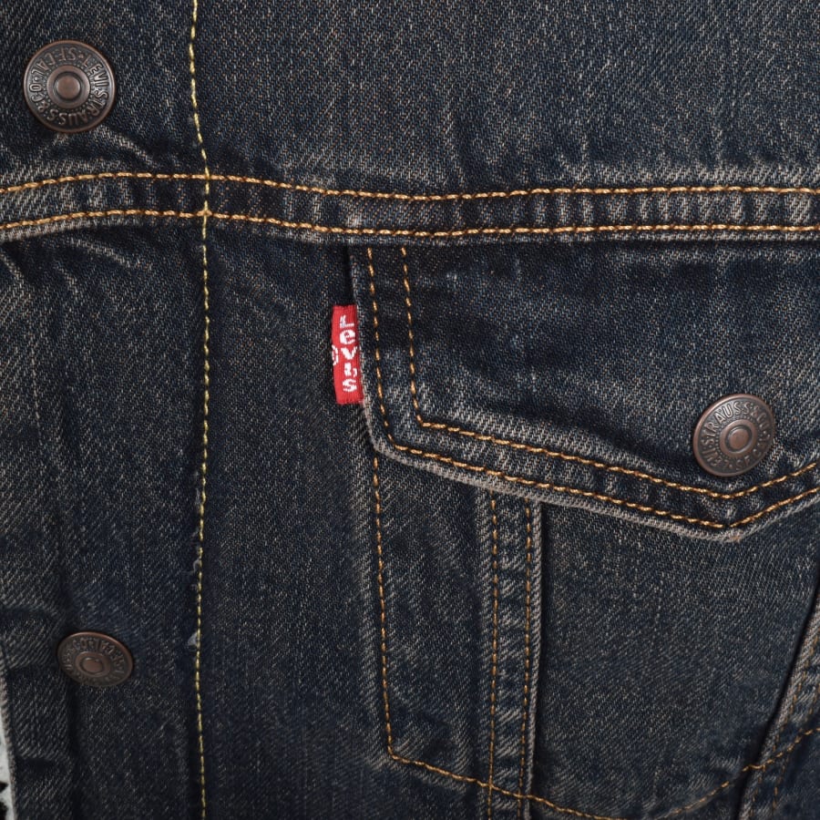 Image number 3 for Levis Sherpa Trucker Jacket Denim