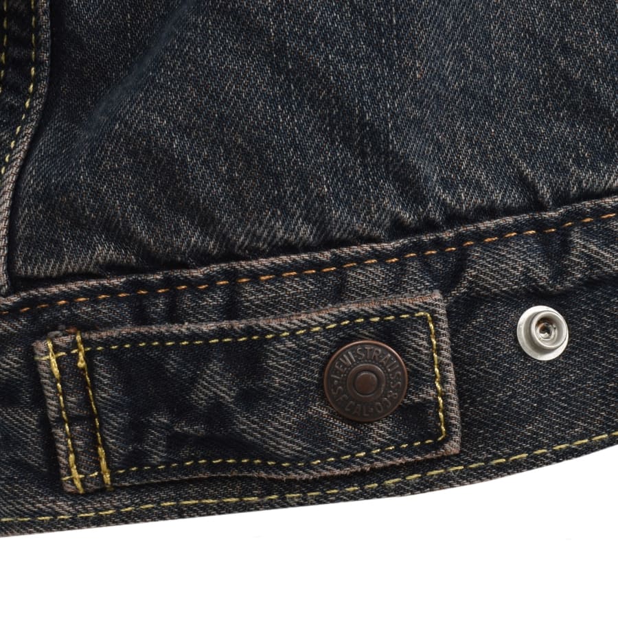 Image number 5 for Levis Sherpa Trucker Jacket Denim