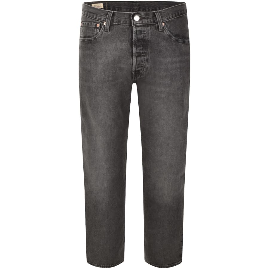 Image number 2 for Levis 501 Original Stretch Jeans Grey