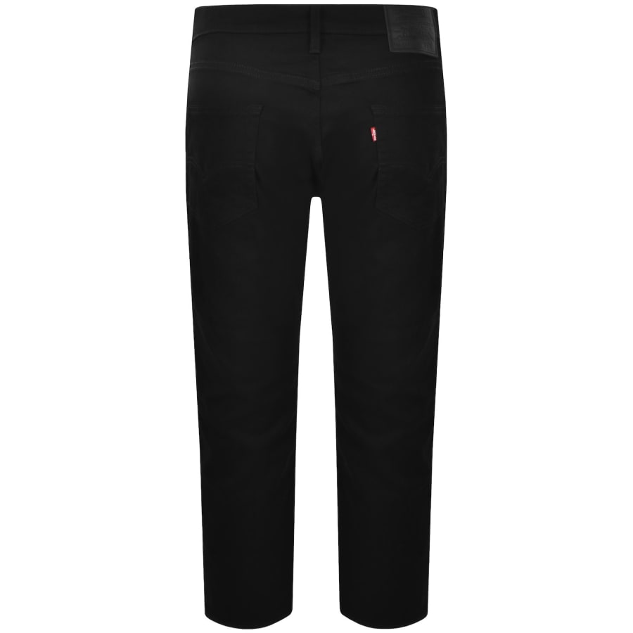 Image number 3 for Levis 502 Regular Tapered Jeans Black