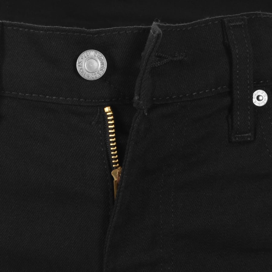 Image number 5 for Levis 502 Regular Tapered Jeans Black