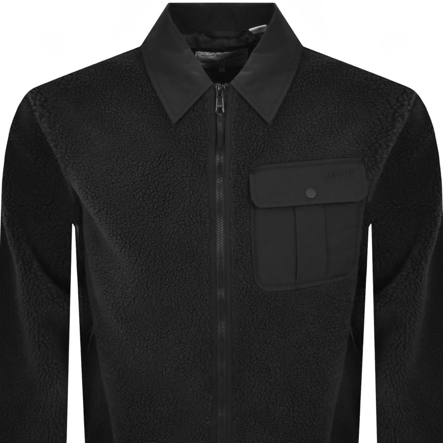 Image number 2 for Levis Joonie Sherpa Jacket Black
