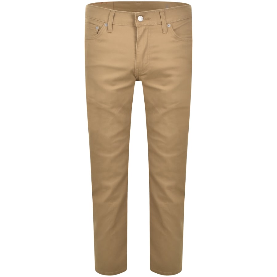Image number 2 for Levis 511 Slim Fit Stretch Chinos Beige